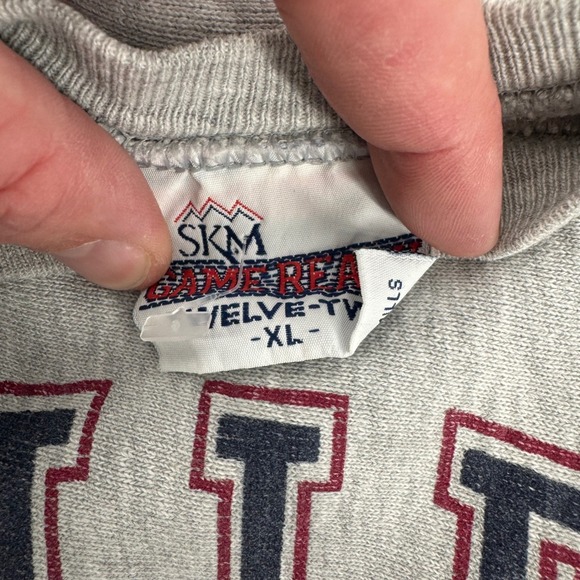 Vintage SKM Game Gear University of Kansas Dads Weekend Sweatshirt XL 1988 - Picture 2 of 3